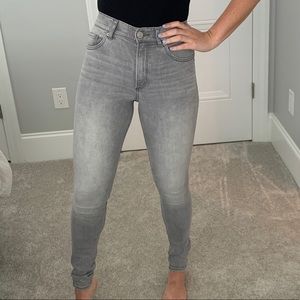 Express high waisted jeans